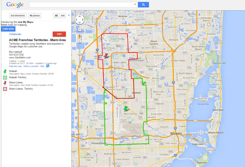 GeoMetrx — Google Maps