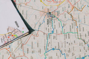 map shows all the routes a salesperson can take to go make their sales